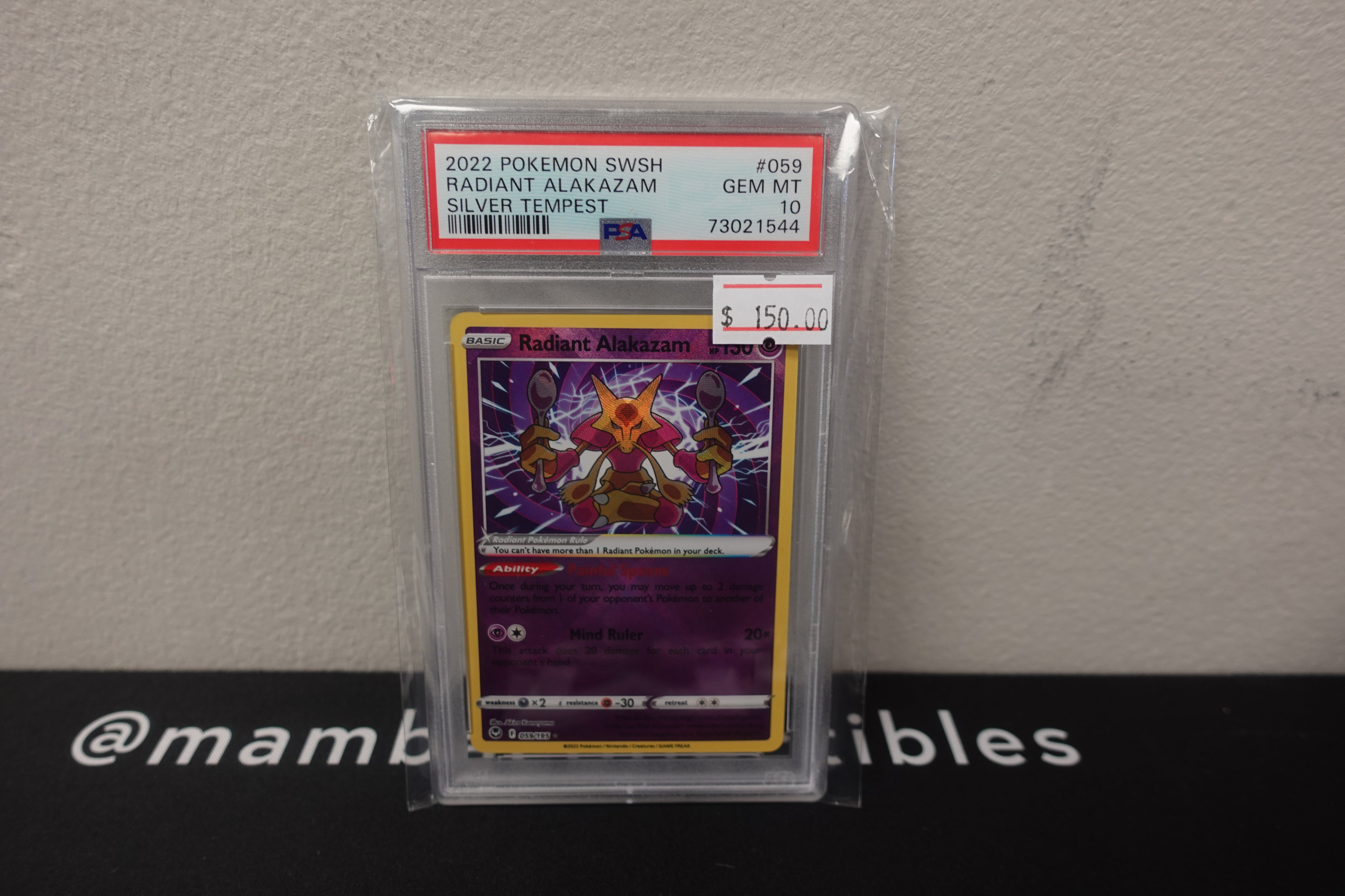 059 Radiant Alakazam 2022 Silver Tempest PSA 10 – Mamba Collectibles