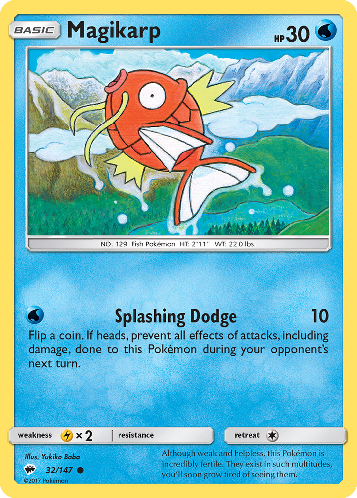 Magikarp (32/147) [Sun & Moon: Burning Shadows]