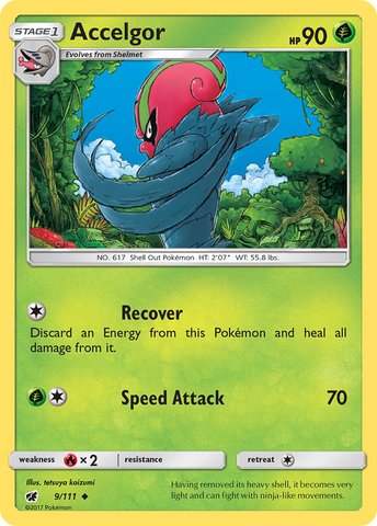 Accelgor (9/111) [Sun & Moon: Crimson Invasion]