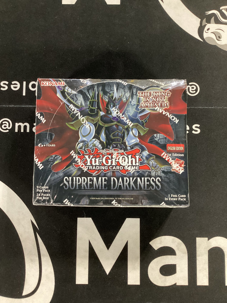 Yugioh 1st Edition Supreme Darkness Booster Box