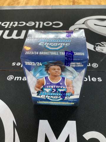 2023-24 Topps Bowman University Chrome Basketball Blaster