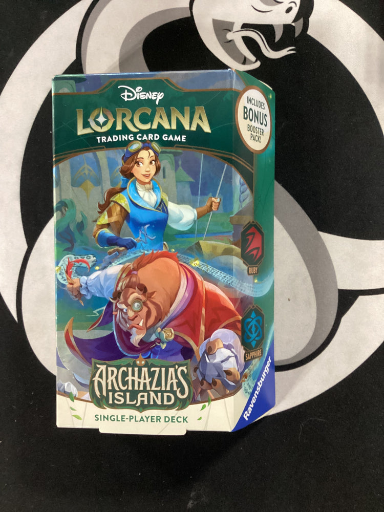 Disney Lorcana Archazias Island Starter Deck Ruby & Sapphire