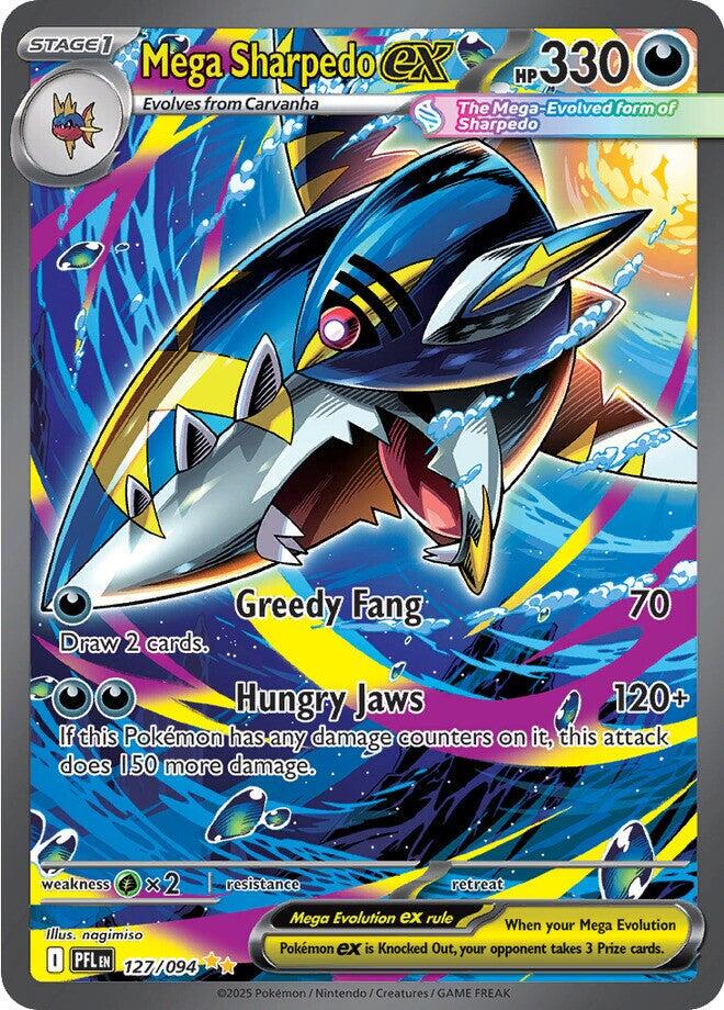 Mega Sharpedo Ex (127/094) [Mega Evolution]