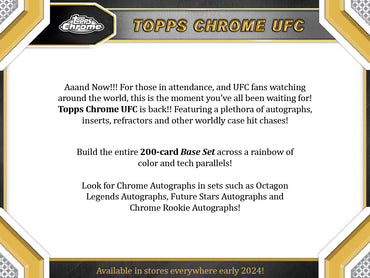 2024 Topps Chrome UFC Blaster