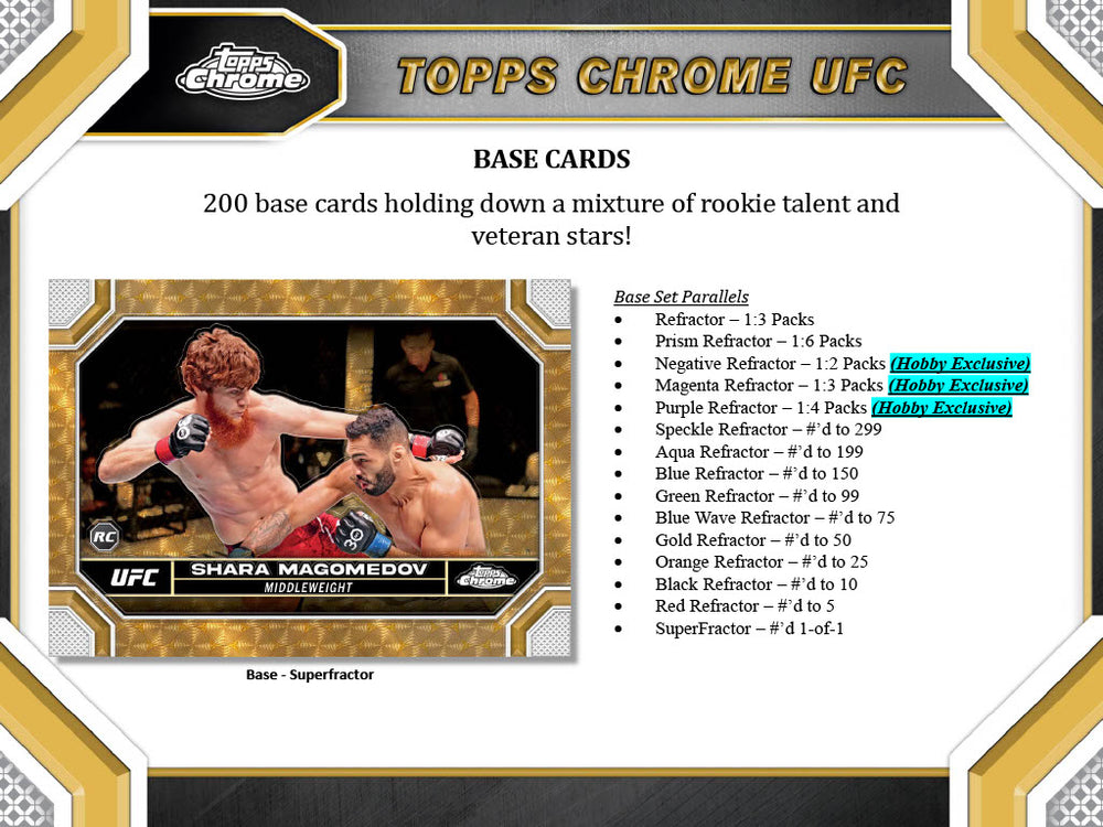2024 Topps Chrome UFC Hobby