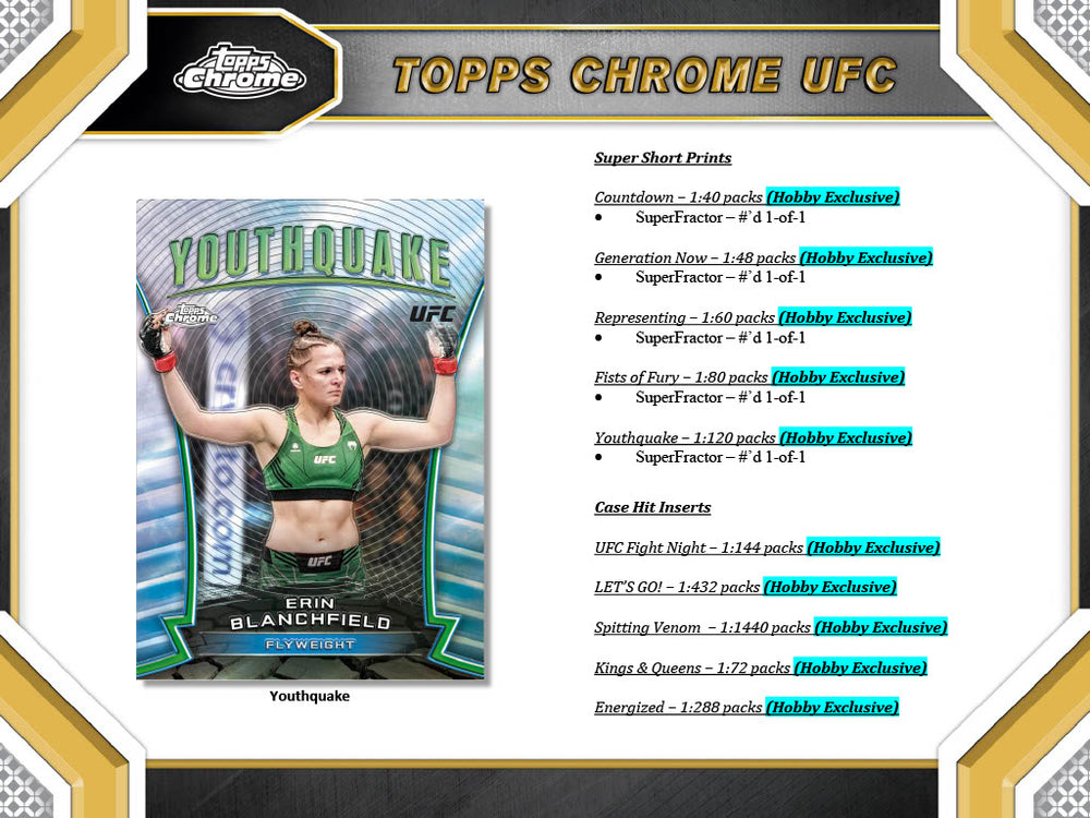 2024 Topps Chrome UFC Hobby