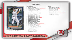 2024 Bowman Draft Hobby Jumbo Box (Pre Sell)