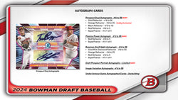 2024 Bowman Draft Hobby Jumbo Box (Pre Sell)