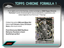 2024 Topps Chrome Formula 1 Lite Qualifying Lap Hobby Box