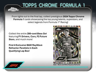 2024 Topps Chrome Formula 1  Lite Qualifying Lap Hobby Box