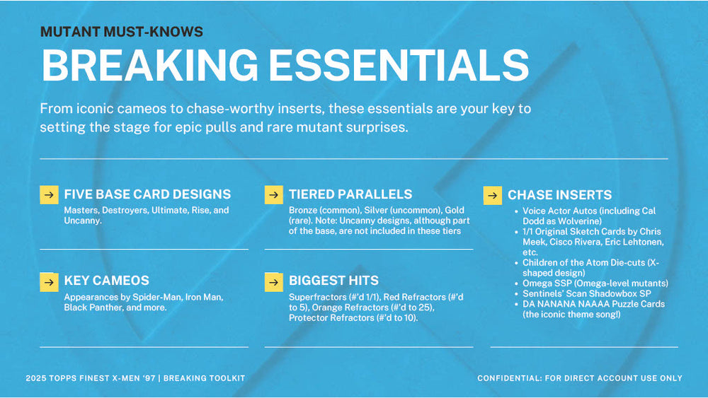 2025 Finest X-Men '97 Hobby Box