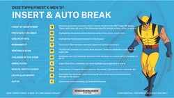 2025 Finest X-Men '97 Hobby Box