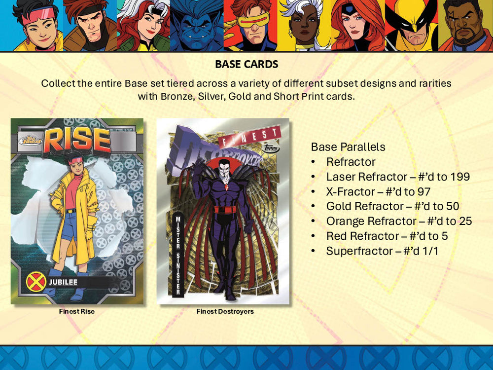 2025 Finest X-Men '97 Hobby Box
