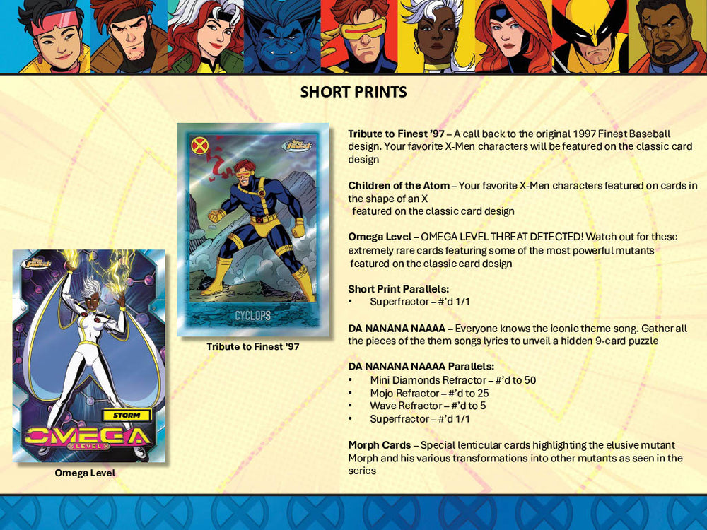 2025 Finest X-Men '97 Hobby Box