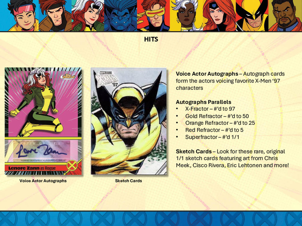 2025 Finest X-Men '97 Hobby Box