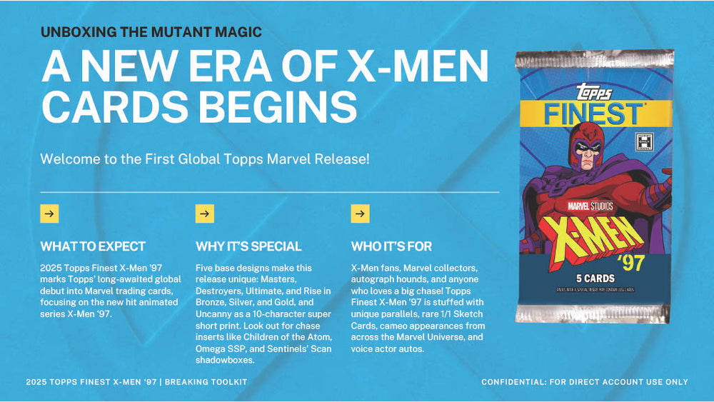 2025 Finest X-Men '97 Hobby Box
