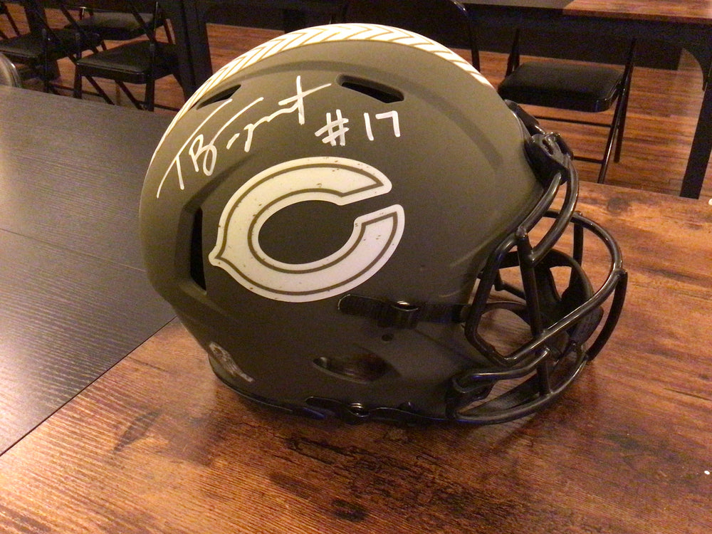 Helmet Tyson Bagent Auto Chicago Bears