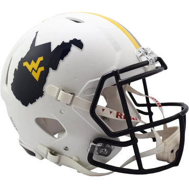 West Virginia Mountaineers Country Roads (White) Mini Helmet