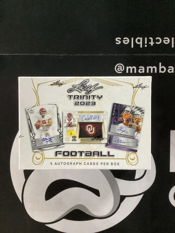 2023 Leaf Trinity Football Hobby