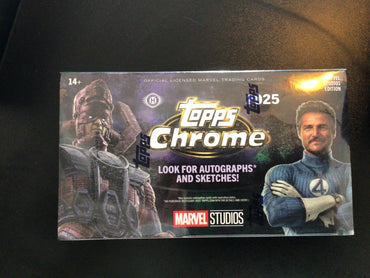2025 Topps Chrome Marvel Hobby