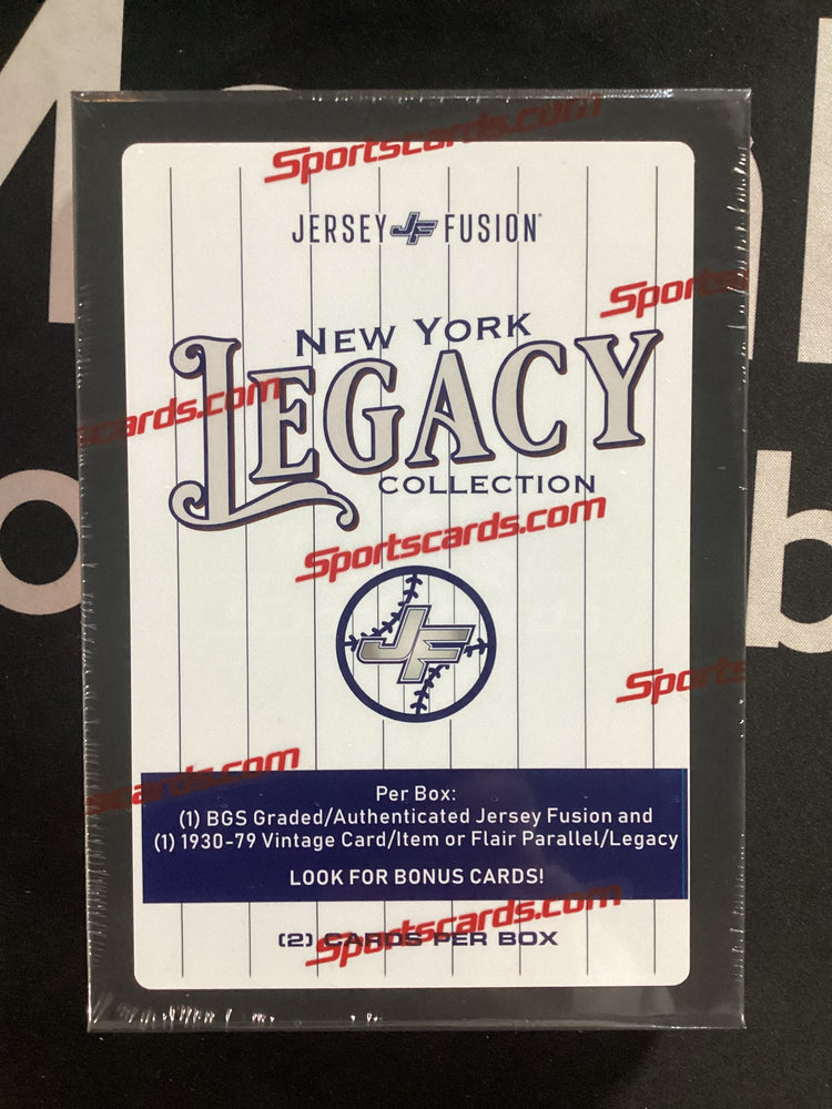 2025 Jersey Fusion New York Legacy Collection Baseball Hobby