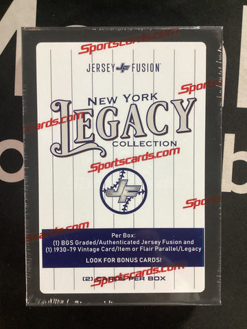 2025 Jersey Fusion New York Legacy Collection Baseball Hobby