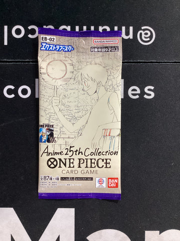 Japanese One Piece Anime 25th Collection Booster Pack (EB-02)