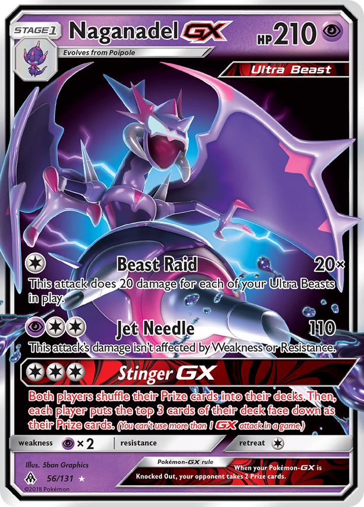 Naganadel GX (56/131) [Sun & Moon: Forbidden Light]