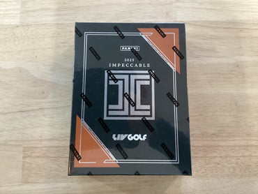 2025 Panini Impeccable LIV Golf Hobby