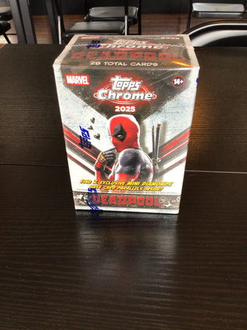 2025 Topps Chrome Marvel Deadpool Blaster