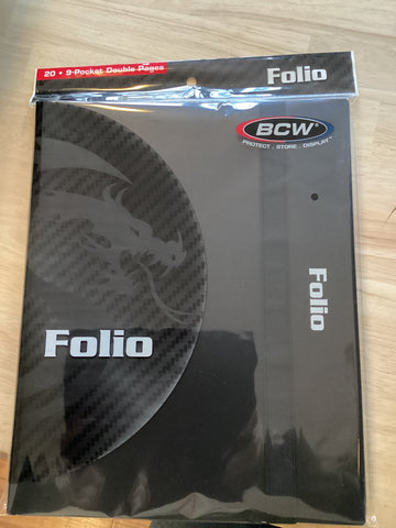 BCW Folio Binder (Black; 360ct)