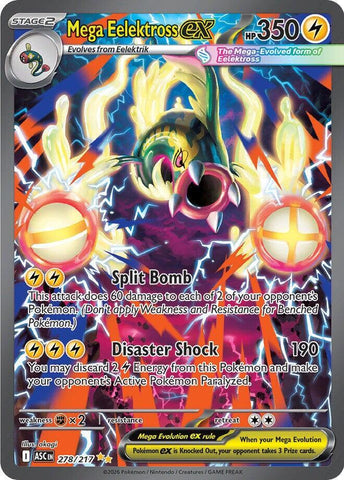 Mega Eelektross ex - 278/217 - ME: Ascended Heroes