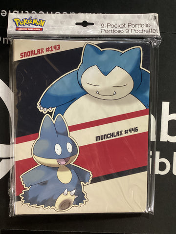 Pokémon 9-Pocket Binder Snorlax & Munchlax