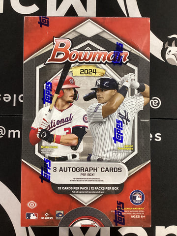 2024 Topps Bowman Baseball Hobby Jumbo Box