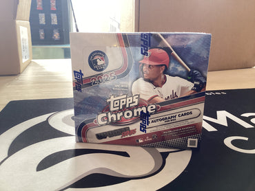 2025 Topps Chrome MLB Baseball Update Series Hobby Jumbo Box