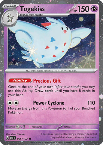 Togekiss (085/197) (Cosmos Holo) [Scarlet & Violet: Obsidian Flames]