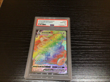 PSA 10 Pokémon Snorlax VMAX (Secret) 206/202 - Sword & Shield