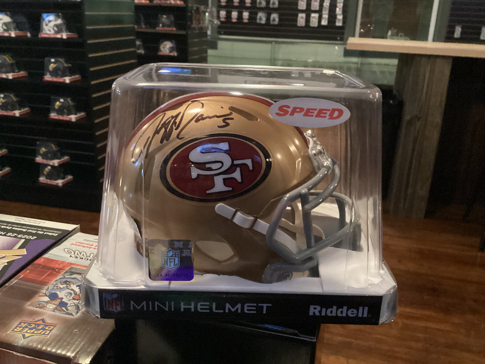 Jeff Garcia Signed Mini Helmet