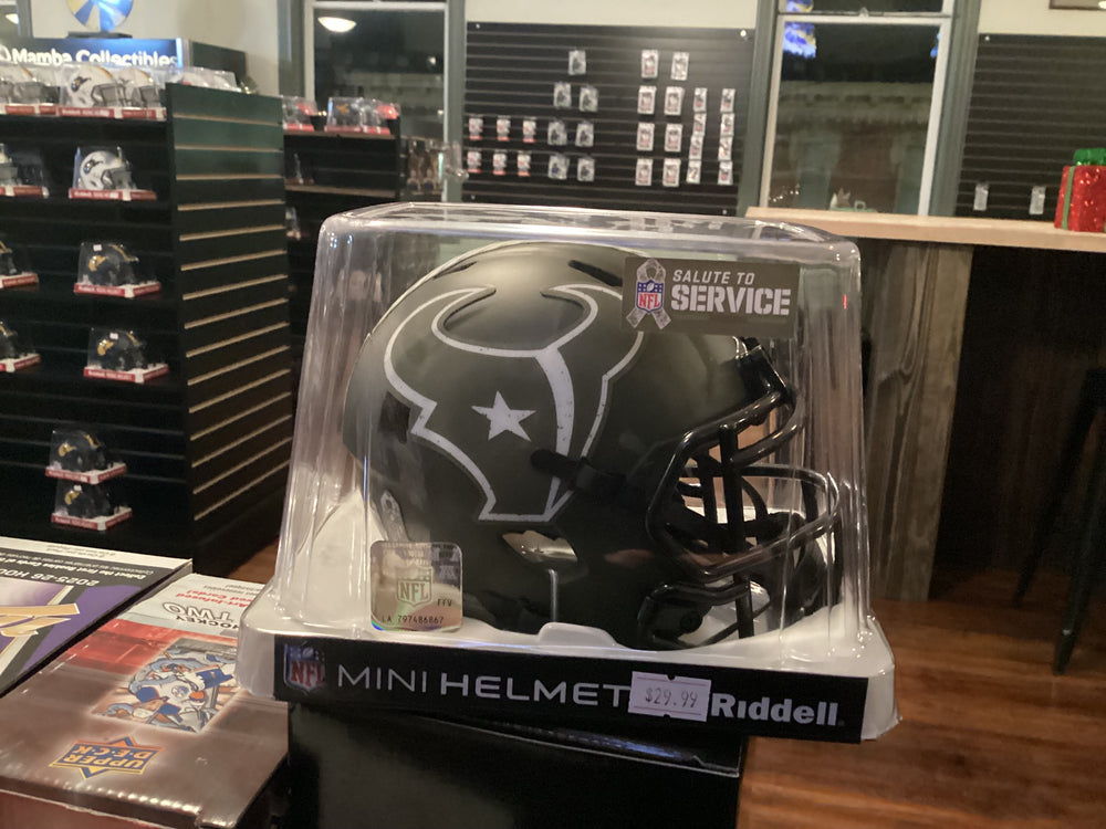 NFL Houston Texans Salute To Service Mini Helmet