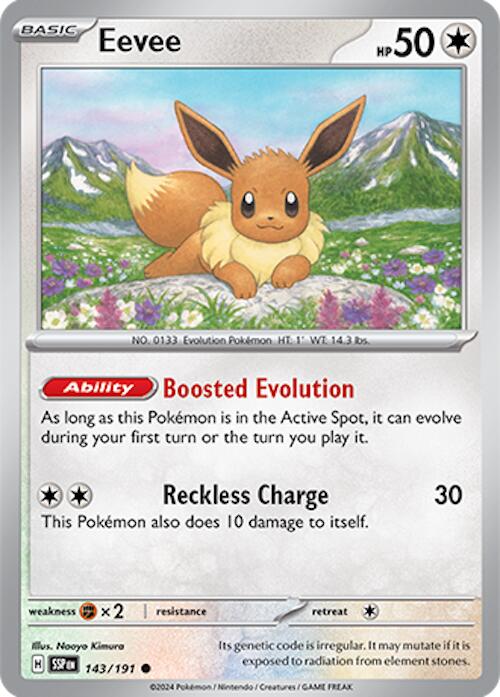 Eevee (143/191) [Scarlet & Violet: Surging Sparks]