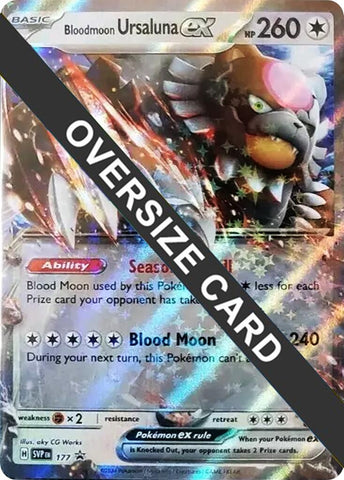 Bloodmoon Ursaluna ex (177) (Jumbo Card) [Scarlet & Violet Promo Cards]