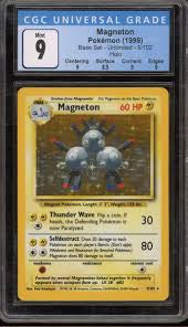 PSA 9 Pokémon Magneton (Holo) 11/62 - Fossil Unlimited