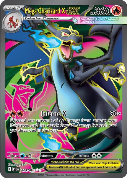 Mega Charizard x ex (109/094) [Phantasmal Flames]