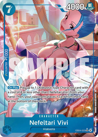 Nefeltari Vivi (Alternate Art) - The Azure Sea's Seven (OP14)