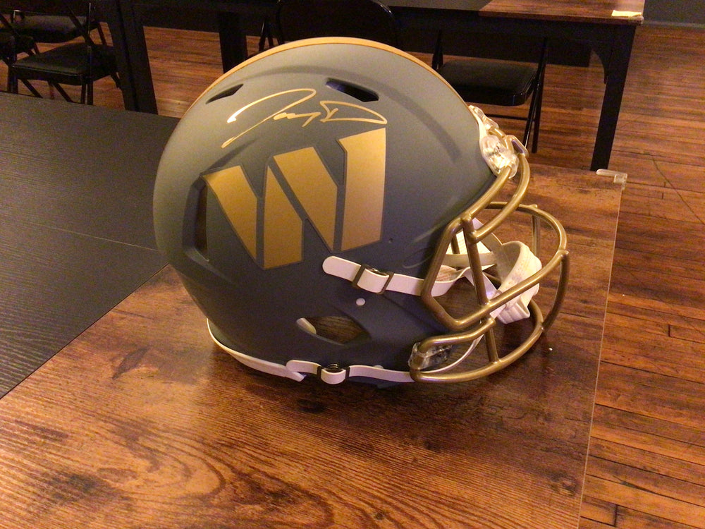 Helmet Jayden Daniels Auto Washington Commanders
