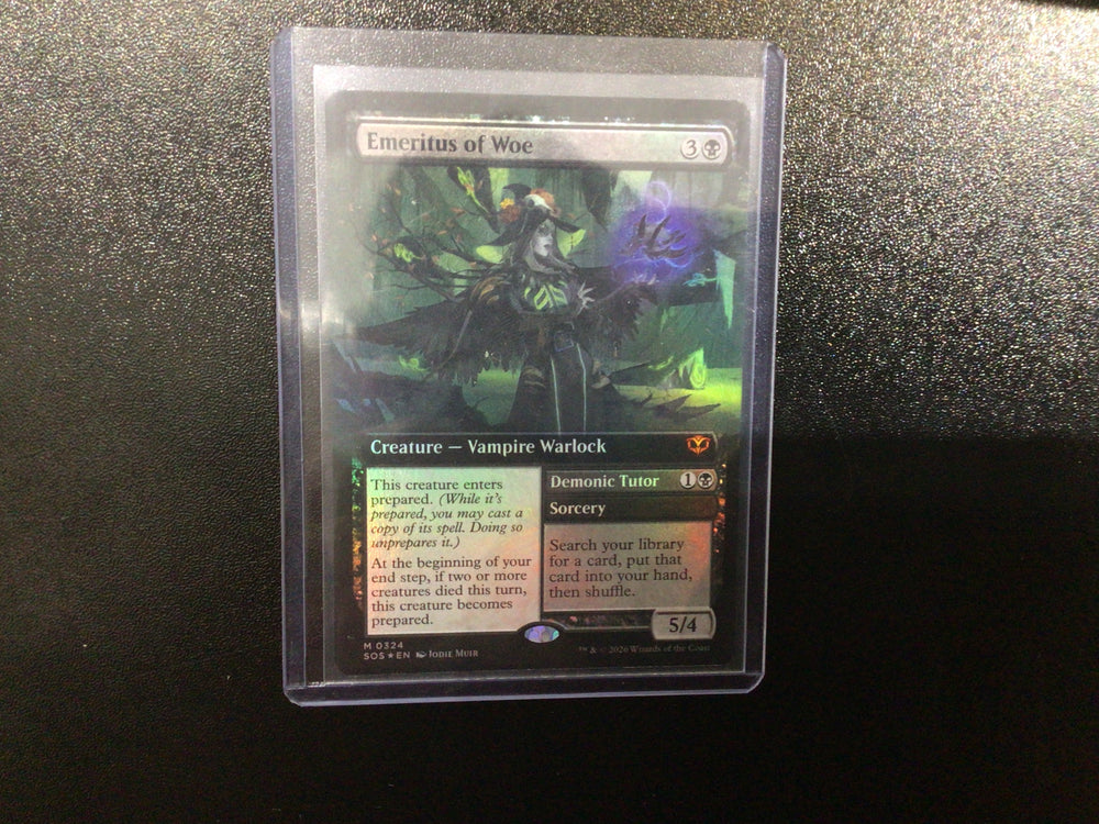 Emeritus Of Woe 324 Foil Secrets Of Strixhaven