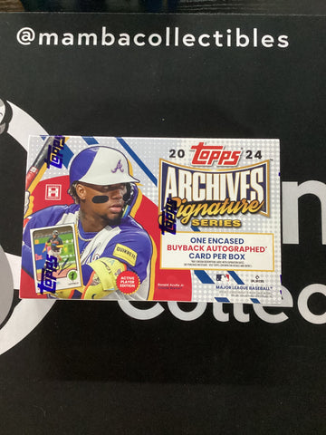 2024 Topps Archives Signature Series (Active) Baseball Hobby Box