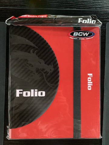 BCW Folio Binder (Red; 360ct)