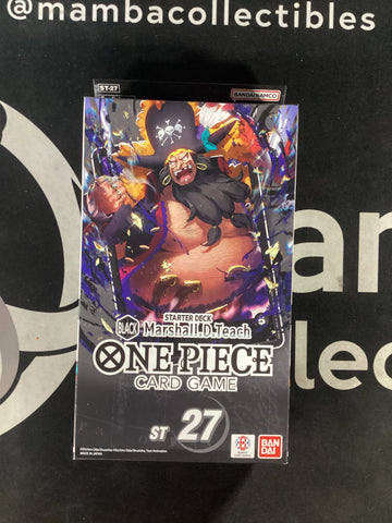 Starter Deck (BLACK Marshall.D.Teach) ST-27