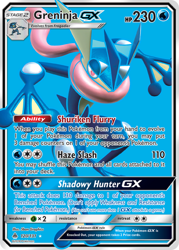 Greninja GX (120/131) [Sun & Moon: Forbidden Light]